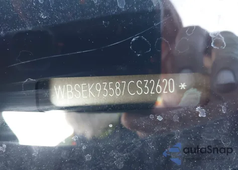 2007 BMW M6 из США, поврежденный, VIN WBSEK93587CS32620